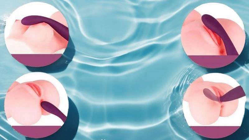 Vị trí dùng que rung kích thích vùng nhạy cảm